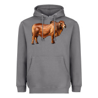 Storm brahman bull Heavyweight Hoodie - RanaPortraitStore