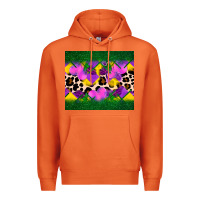 Carrot mardi gras Leopard and heart Premium Hoodie - AdoDesignShop