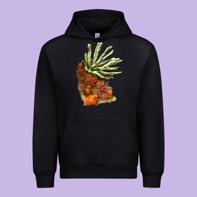Coral Reef Urban Hoodie Designed By Lillyallendesigns