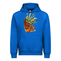 Cobalt Coral Reef Urban Hoodie - LillyAllenDesigns