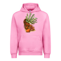 Fuchsia Pink Coral Reef Urban Hoodie - LillyAllenDesigns
