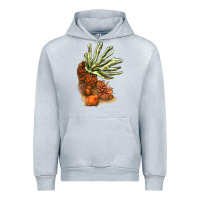 Heather Grey Coral Reef Urban Hoodie - LillyAllenDesigns