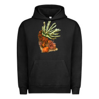 Pigment Black Coral Reef Urban Hoodie - LillyAllenDesigns
