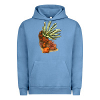 Pigment Pebble Blue Coral Reef Urban Hoodie - LillyAllenDesigns