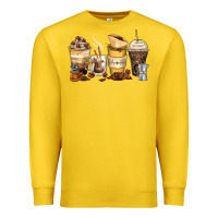 Lemon coffee cups Premium Sweatshirt - Zillion Design Studio