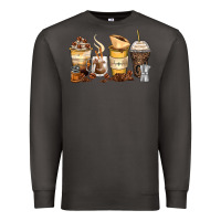 Smoke coffee cups Premium Sweatshirt - Zillion Design Studio