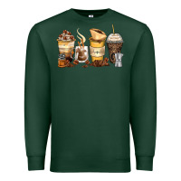 Sports Green coffee cups Premium Sweatshirt - Zillion Design Studio