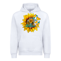 White western sunflower  cross believe Urban Hoodie - BarkalooDesign