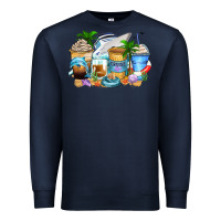 Navy cruise life coffee cups Premium Sweatshirt - Zillion Design Studio