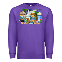 Purple cruise life coffee cups Premium Sweatshirt - Zillion Design Studio