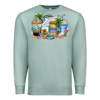 Seafoam cruise life coffee cups Premium Sweatshirt - Zillion Design Studio