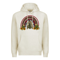 Oatmeal Heather rainbow tree Premium Hoodie - AdoDesignShop