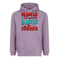 Lavender mamas let your babies be cowboys Heavyweight Hoodie - texasbilliewilder