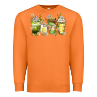 Carrot daisy coffee cups Premium Sweatshirt - Zillion Design Studio