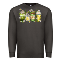 Smoke daisy coffee cups Premium Sweatshirt - Zillion Design Studio