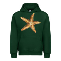 Forest Green Starfish Urban Hoodie - LillyAllenDesigns