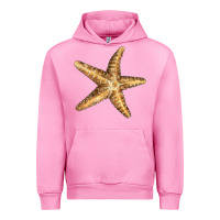 Fuchsia Pink Starfish Urban Hoodie - LillyAllenDesigns