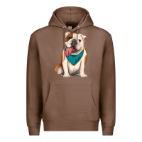 Chestnut english bulldog Premium Hoodie - Artiststas