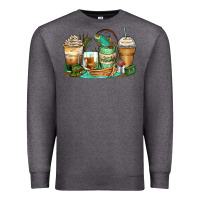 Charcoal Heather fishing coffee cups Premium Sweatshirt - Zillion Design Studio