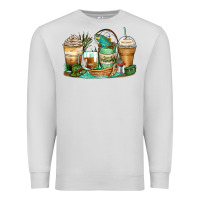 Dove Grey fishing coffee cups Premium Sweatshirt - Zillion Design Studio