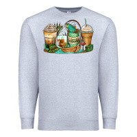 Heather Grey fishing coffee cups Premium Sweatshirt - Zillion Design Studio
