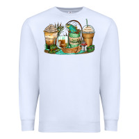 White fishing coffee cups Premium Sweatshirt - Zillion Design Studio