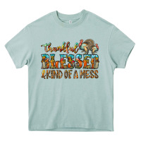 Arona Thankful Blessed And Kind Of A Mess Heavy Core Tee - CowhideDigitalArt