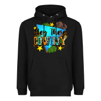 Black hey there cowboy Heavyweight Hoodie - Zillion Design Studio