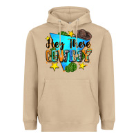 Mushroom hey there cowboy Heavyweight Hoodie - Zillion Design Studio