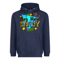 Navy hey there cowboy Heavyweight Hoodie - Zillion Design Studio