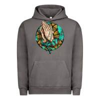 Pigment Tornado western praying hands prayer rosary  faith cross Urban Hoodie - BarkalooDesign
