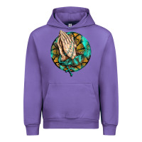 Tulip western praying hands prayer rosary  faith cross Urban Hoodie - BarkalooDesign