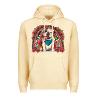 Pina Colada english bulldog floral rainbow Premium Hoodie - Artiststas