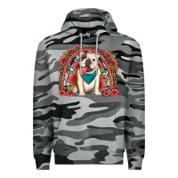 Slate Camo english bulldog floral rainbow Premium Hoodie - Artiststas
