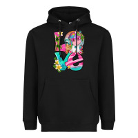 Black love summer unicorn Heavyweight Hoodie - texasbilliewilder