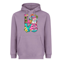 Lavender love summer unicorn Heavyweight Hoodie - texasbilliewilder