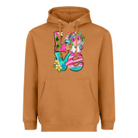 Meerkat love summer unicorn Heavyweight Hoodie - texasbilliewilder