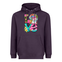 Plum love summer unicorn Heavyweight Hoodie - texasbilliewilder