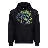 Black Sea Coral Urban Hoodie - LillyAllenDesigns