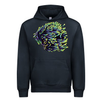 Navy Sea Coral Urban Hoodie - LillyAllenDesigns