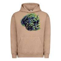 Pigment Burro Sea Coral Urban Hoodie - LillyAllenDesigns