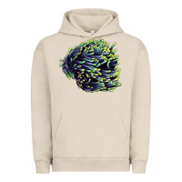 Pigment French Oak Sea Coral Urban Hoodie - LillyAllenDesigns