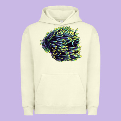 Sea Coral Urban Hoodie Designed By Lillyallendesigns