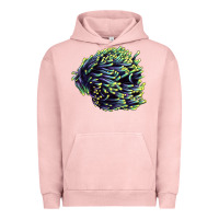 Pigment Salmon Sea Coral Urban Hoodie - LillyAllenDesigns