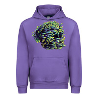 Tulip Sea Coral Urban Hoodie - LillyAllenDesigns