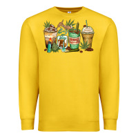 Lemon highly caffeinated coffee cups Premium Sweatshirt - Zillion Design Studio