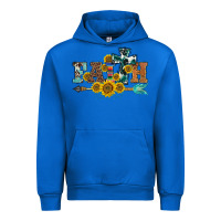 Cobalt western faith arrow sunflowers Urban Hoodie - BarkalooDesign