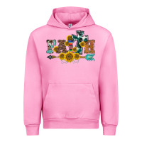 Fuchsia Pink western faith arrow sunflowers Urban Hoodie - BarkalooDesign