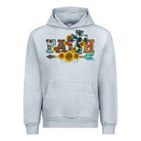 Heather Grey western faith arrow sunflowers Urban Hoodie - BarkalooDesign