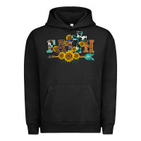 Pigment Black western faith arrow sunflowers Urban Hoodie - BarkalooDesign